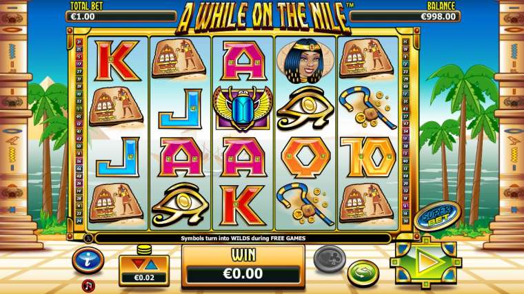 Play A While on the Nile slot CA