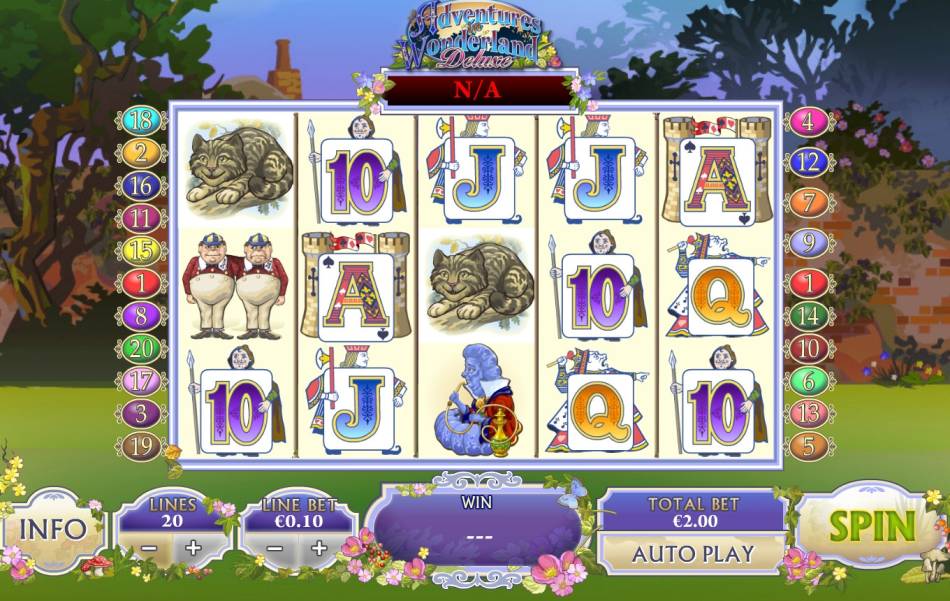 Adventures in Wonderland Deluxe slot