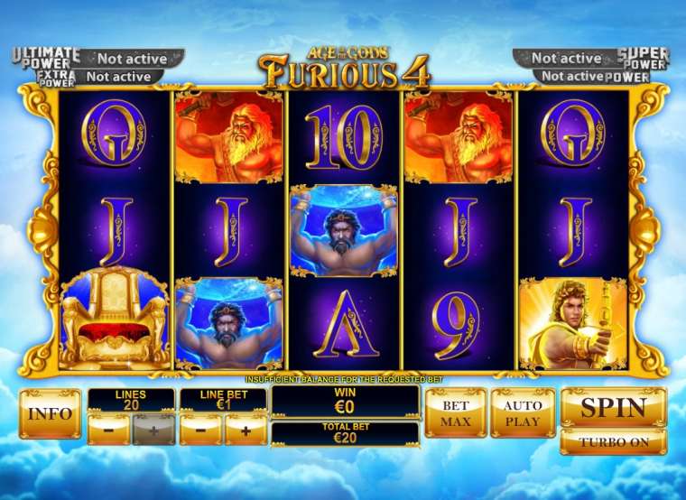 Play Age of the Gods: Furious 4 slot CA
