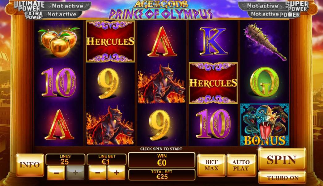 Age of the Gods: Prince of Olympus slot