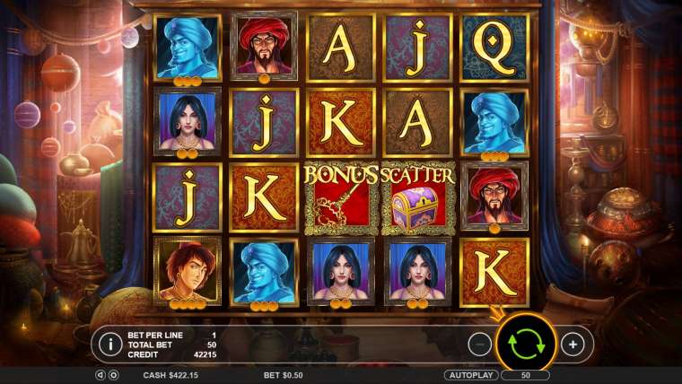 Play Aladdin’s Treasure slot CA