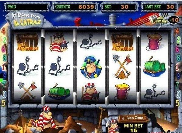 An Escape From Alcatraz slot
