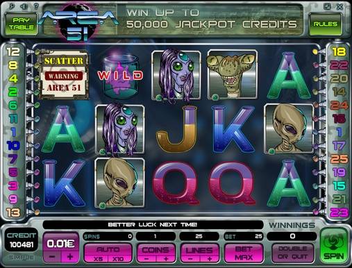 Area 51 slot