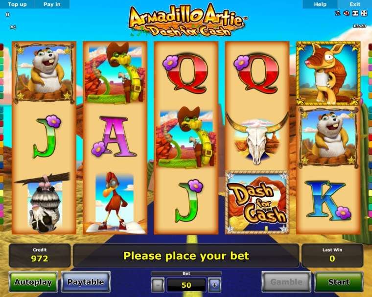 Play Armadillo Artie – Dash for Cash slot CA