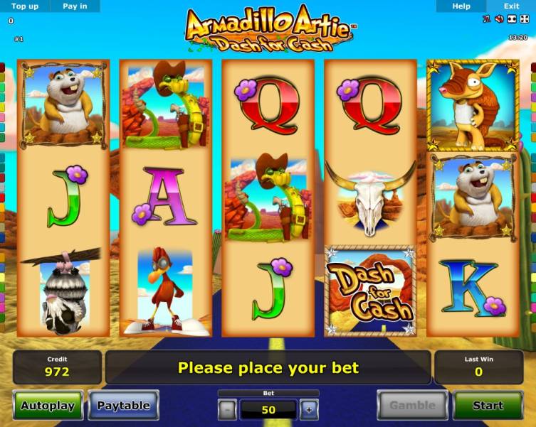 Armadillo Artie – Dash for Cash slot