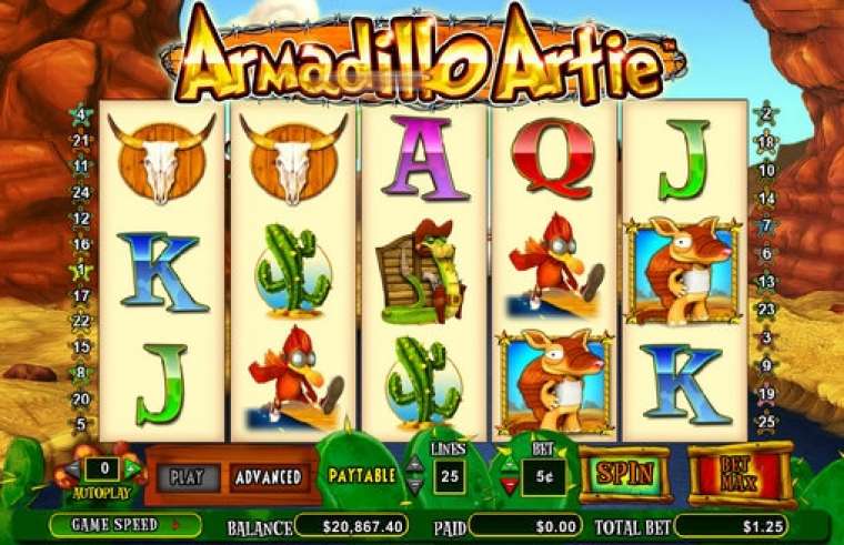 Play Armadillo Artie slot CA