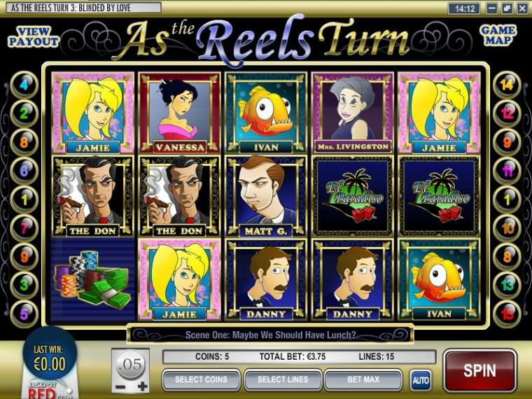 Play As the Reels Turn 3. Blinded by Love slot CA