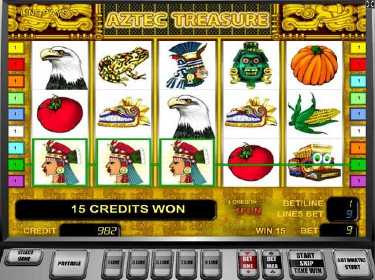 Play Aztec Treasure slot CA