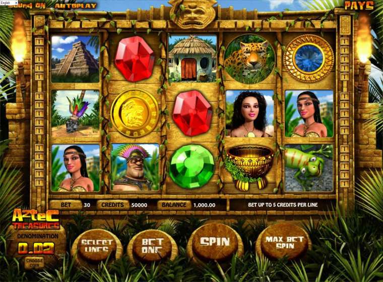 Play Aztec Treasures slot CA
