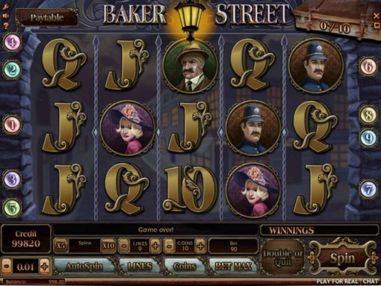 Play Baker Street slot CA