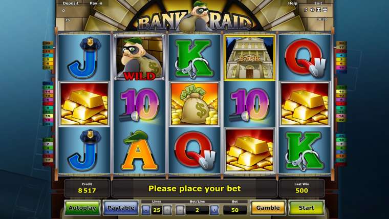 Play Bank Raid slot CA