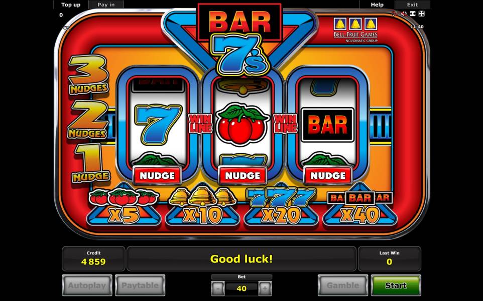 Bar 7’s slot
