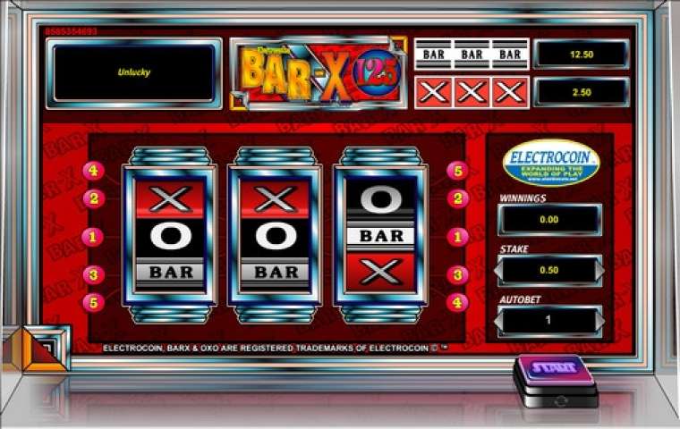 Play Bar-X 125 slot CA