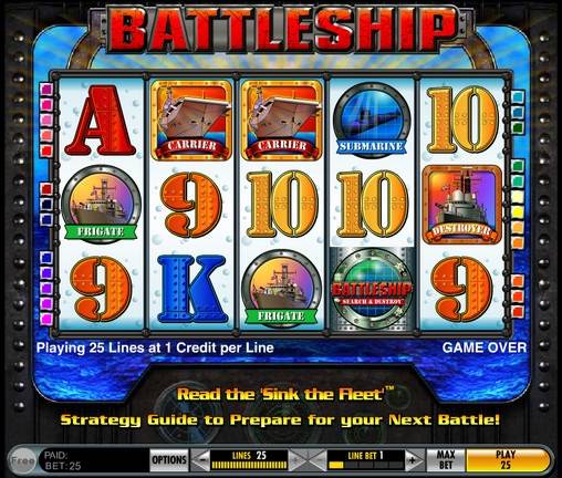 Battleship: Search and Destroy slot