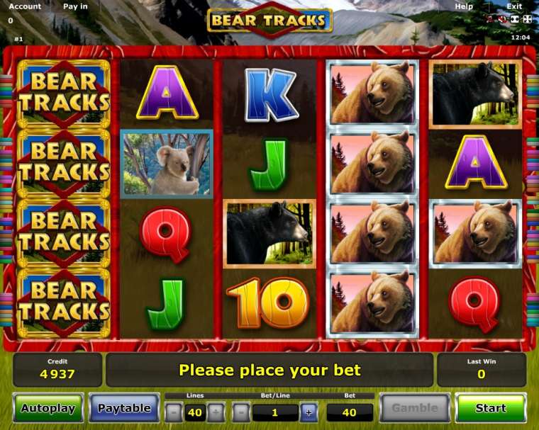 Play Bear Tracks slot CA