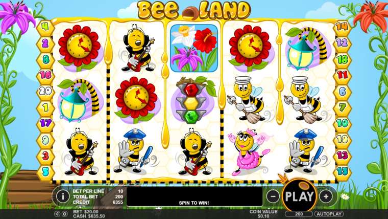 Play Bee Land slot CA