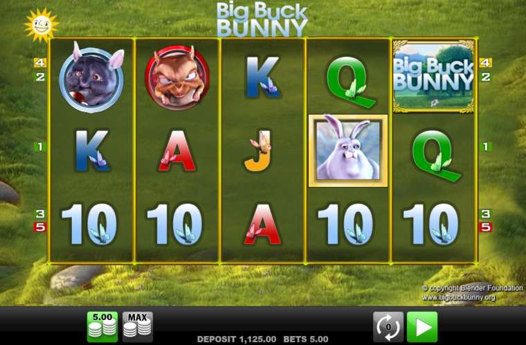 Play Big Buck Bunny slot CA