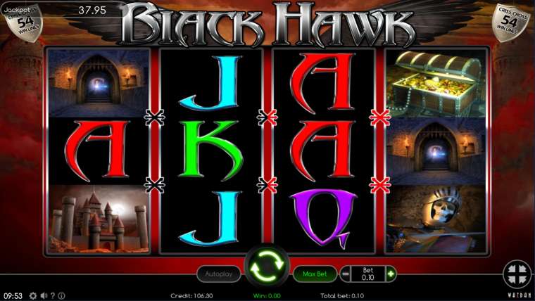 Play Black Hawk slot CA