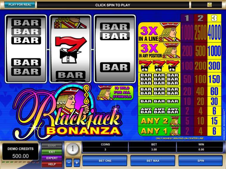 Play Blackjack Bonanza slot CA