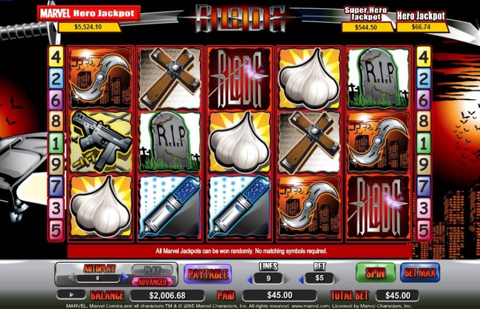 Blade slot