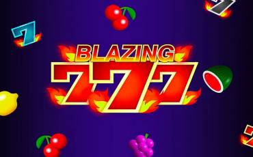 Blazing 777 slot