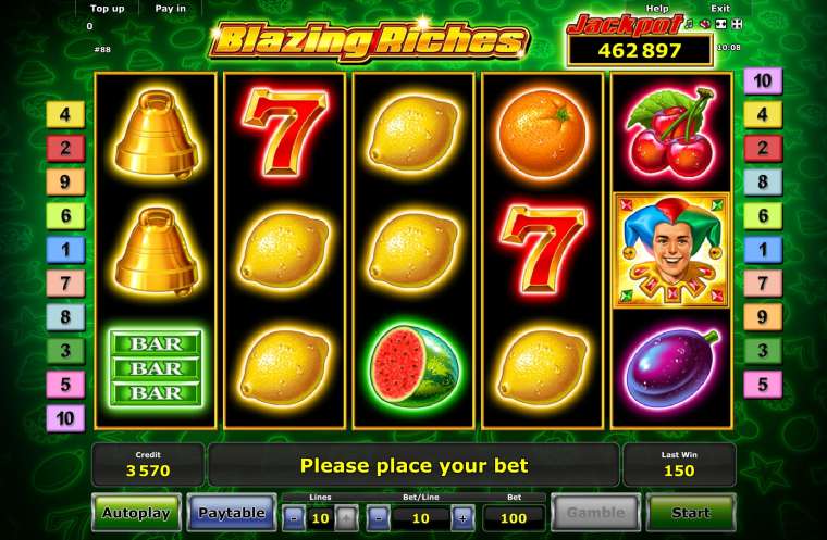Play Blazing Riches slot CA