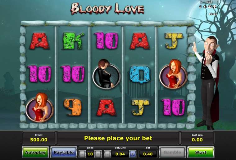 Play Bloody Love slot CA