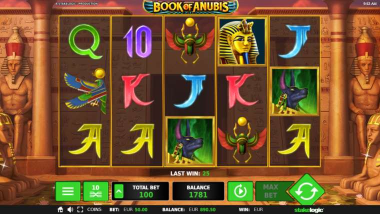 Play Book of Anubis slot CA