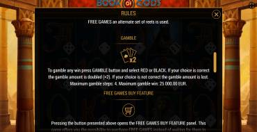 Book of Gods Dice: Risk game