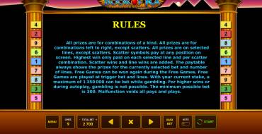 Book of Ra: Rules of the game