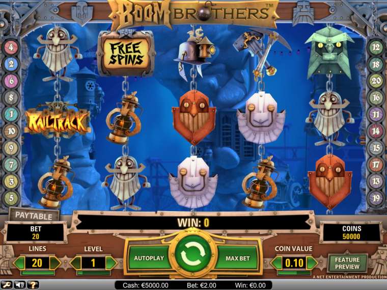 Play Boom Brothers slot CA