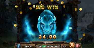 Buffalo of Wealth: Winnings