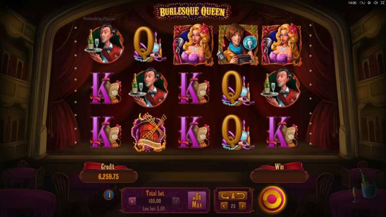 Play Burlesque Queen slot CA