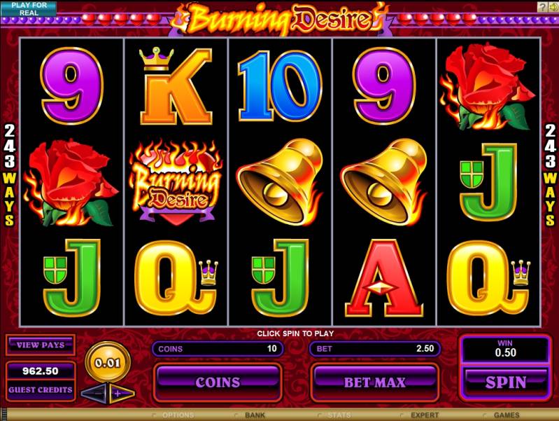 Burning Desire slot