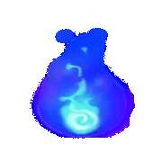 Symbol Fire (blue) symbol in Nine Tails slot