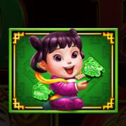 Caishen Wealth Hold and Win: Green girl