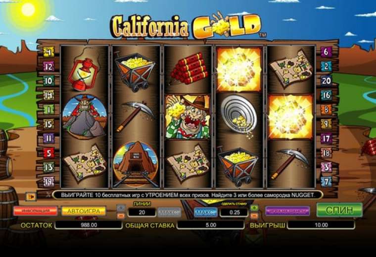 Play California Gold slot CA