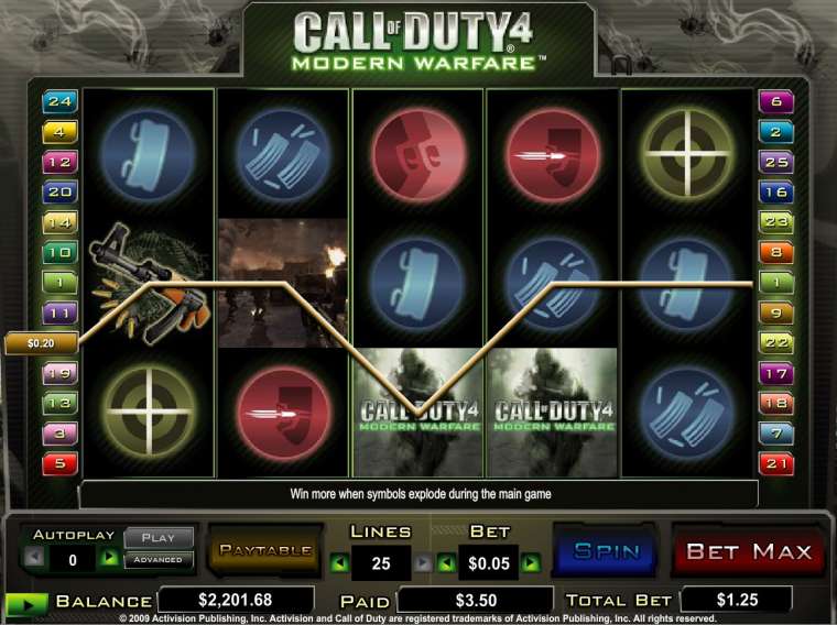 Play Call of Duty 4: Modern Warfare slot CA
