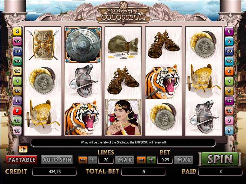 Call of the Colosseum slot