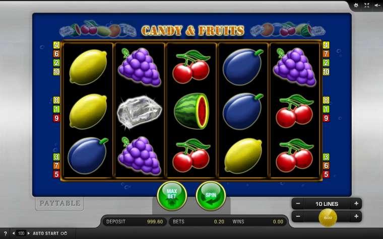 Play Candy & Fruits slot CA