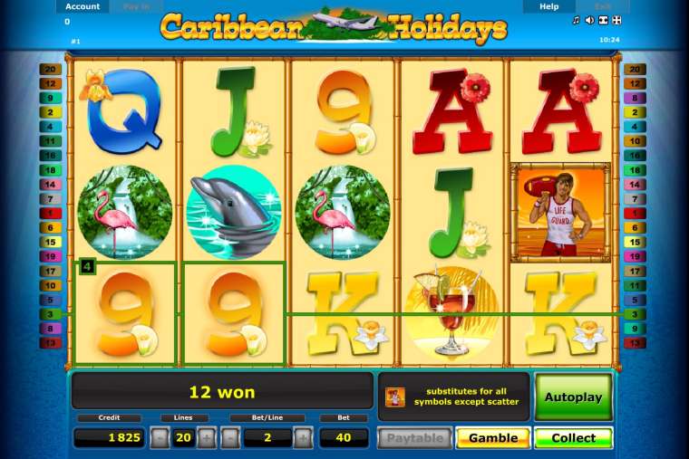 Play Caribbean Holidays slot CA