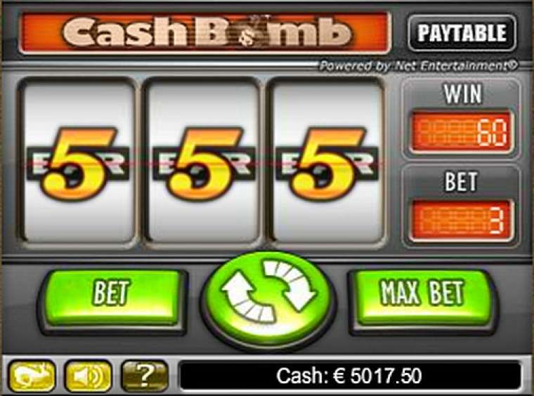 Play Cash Bomb slot CA