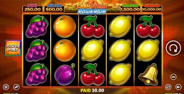 Cash Strike Power Up: Winnings