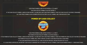 Cash Strike Power Up: Bonus games
