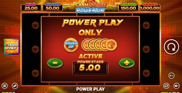 Cash Strike Power Up: Unique features