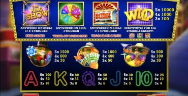 Cat in Vegas: Payouts
