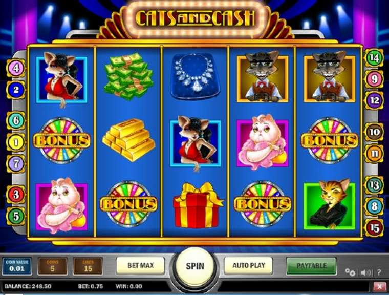 Play CATS and CASH slot CA
