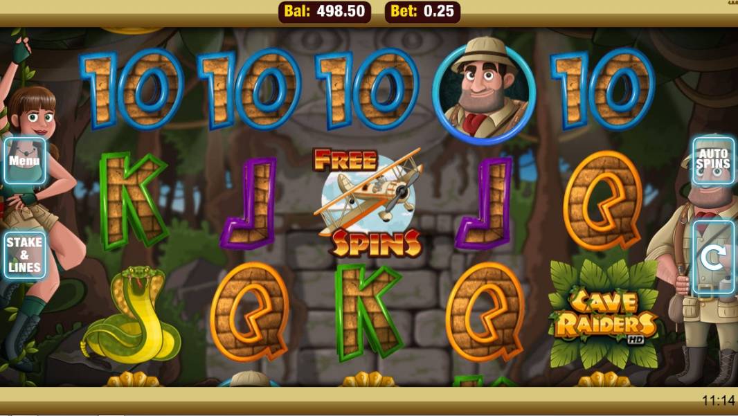 Cave Raiders HD slot