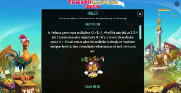Chicken Madness Dice: Unique features