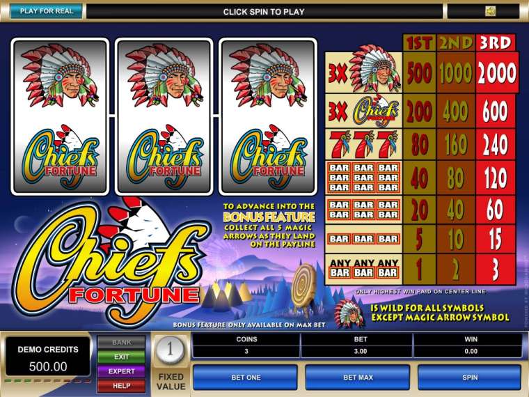 Play Chief’s Fortune slot CA